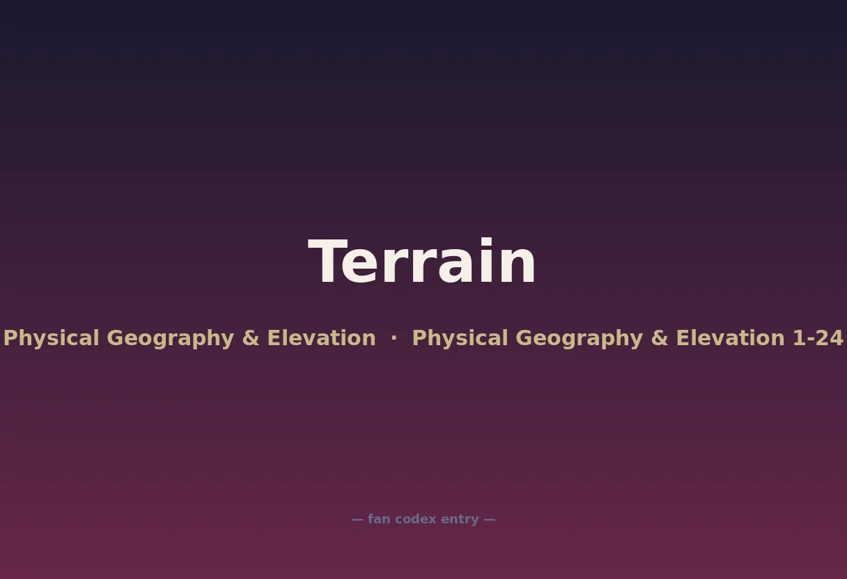 Terrain